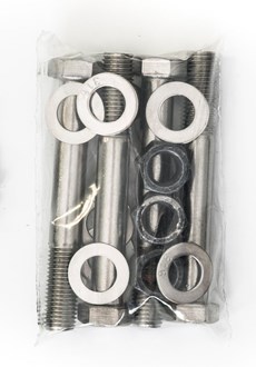 M16 x 100mm Bolt Pack - Stainless Steel NP Thick