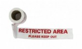 100m Warning Tape - Restricted Area