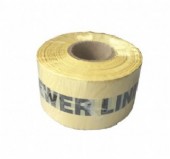 100m Warning Tape - Sewer Line Below - Cream