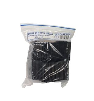 Builders Seal Washer ROUND - 50mm x 10mm EPDM- 4.5mm
