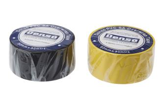 50mm Wide Denso PVC SA Overwrap Tape Black - 30m Length