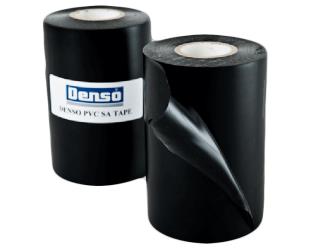 150mm Wide Denso PVC SA Overwrap Tape Black - 30m Length