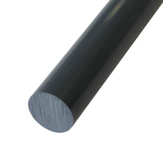  LM PVC Black Rod
